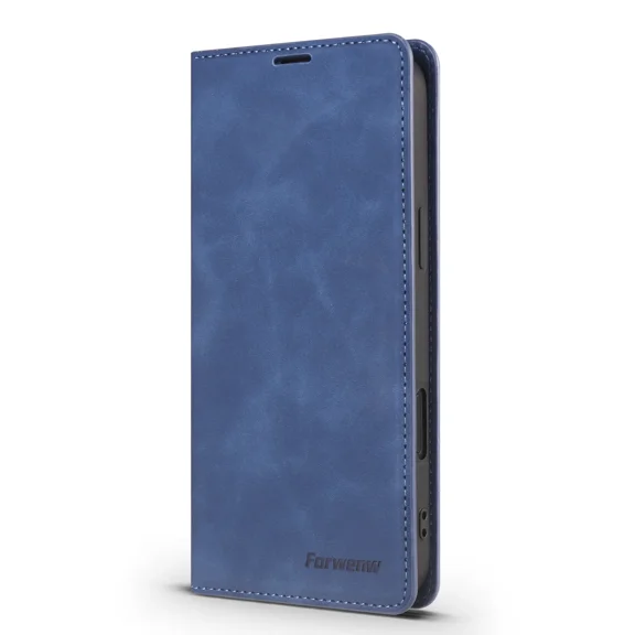 For Xiaomi M4 pro 5G phone protective case, premium PU leather protective cover, TPU bumper, with card holder bracket, hidden magnetic suction shock-absorbing flip wallet protective cover