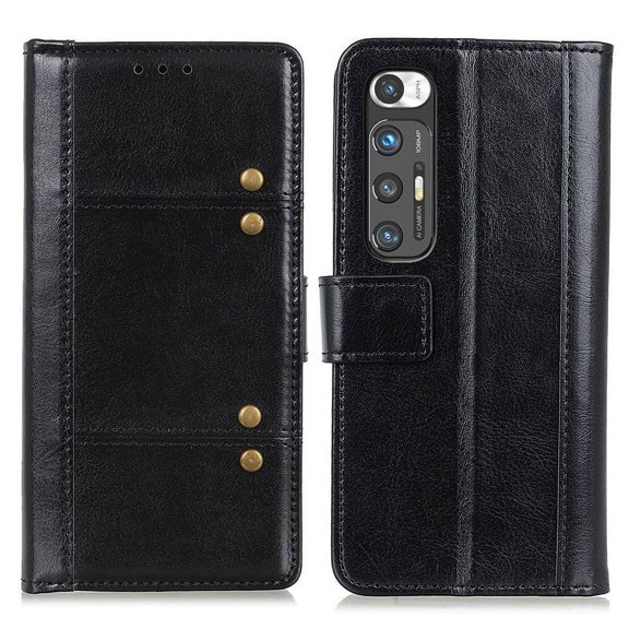 For Xiaomi Mi 10S Peas Crazy Horse Texture Horizontal Flip Leather Case with Holder & Card Slots &
