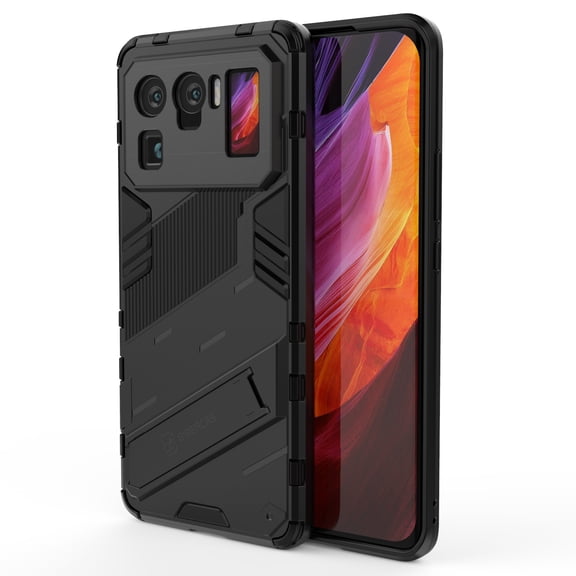 For Xiaomi Mi 11 Ultra Punk Armor 2 in 1 PC + TPU Shockproof Case with Invisible Holder
