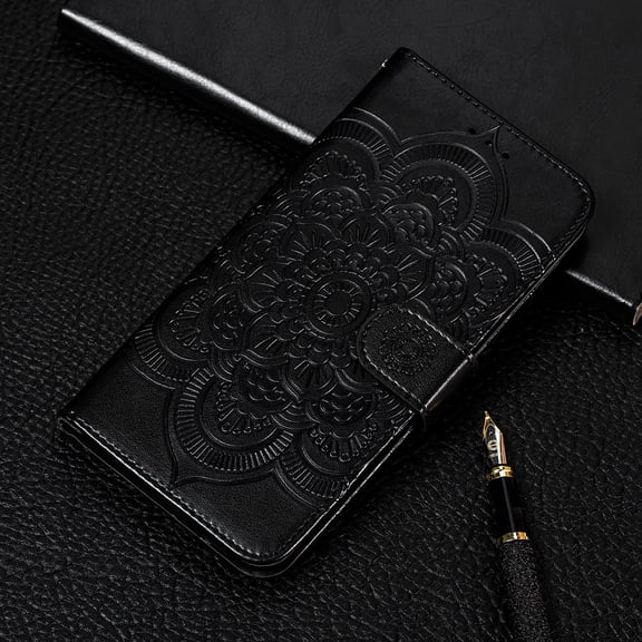 For Xiaomi Mi 11 Ultra Sun Mandala Embossing Pattern Horizontal Flip PU Leather Case with Holder &