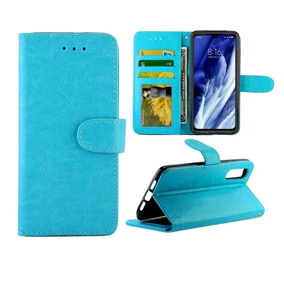 For Xiaomi Mi 9 Pro Crazy Horse Texture Leather Horizontal Flip Protective Case with Holder & Card