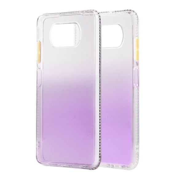 For Xiaomi Mi Poco X3 / NFC Gradient Shockproof TPU Case with Detachable Buttons
