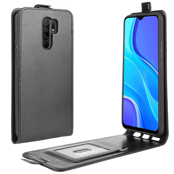 For Xiaomi Redmi 9 R64 Texture Single Vertical Flip Leather Protective Case with Card Slots &