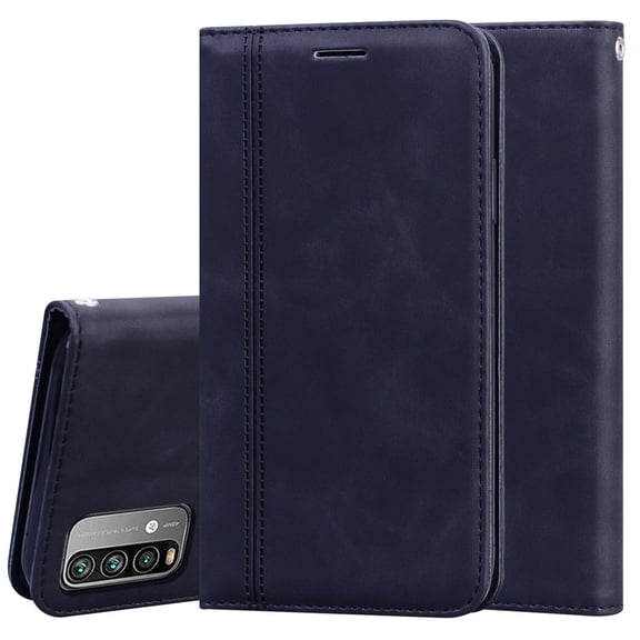 For Xiaomi Redmi 9T Frosted Business Magnetic Horizontal Flip PU Leather Case with Holder & Card &