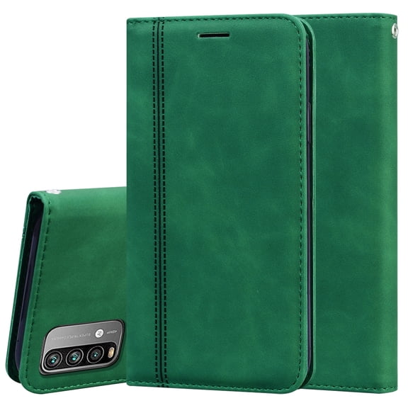 For Xiaomi Redmi 9T Frosted Business Magnetic Horizontal Flip PU Leather Case with Holder & Card &