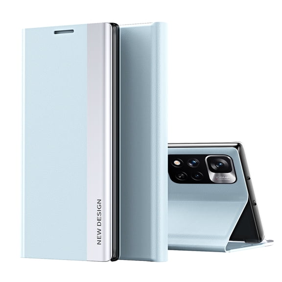 For Xiaomi Redmi Note 11 Pro /Note 11 Pro+ Side Electroplated Magnetic Leather Phone Case with
