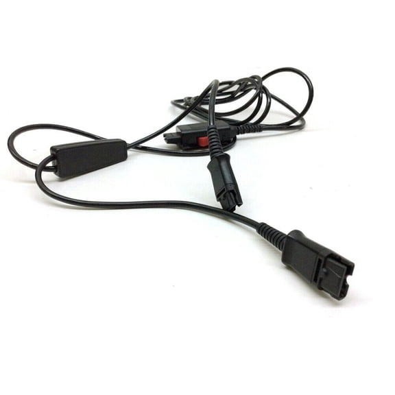 For Y Training Supervisor QD Cord Cable Splitter with Mute Switch