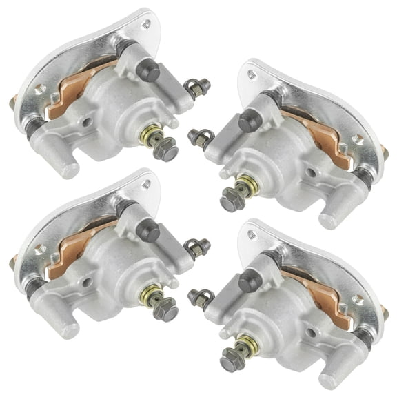For Yamaha Grizzly 700 YFM700 2007-21 Front and Rear LH RH Brake Caliper w/Pads