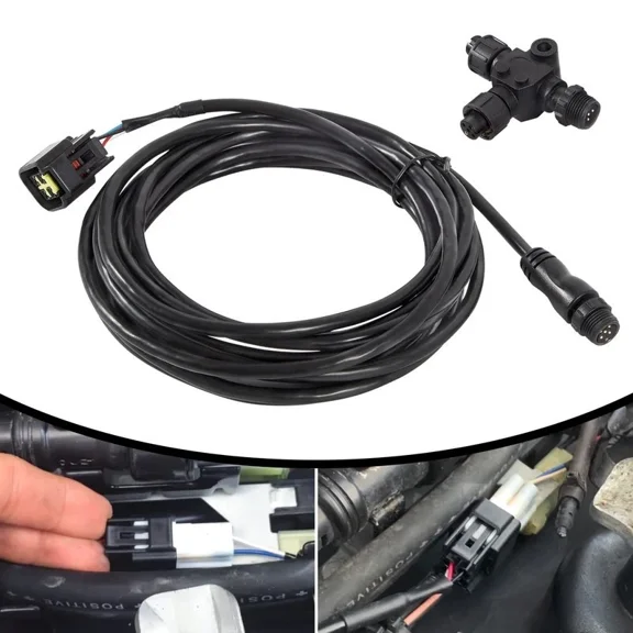 For Yamaha NMEA 2000 Cable 000-0120-37 3004.6865 w/T-Connector for 2006&Newer Outboa