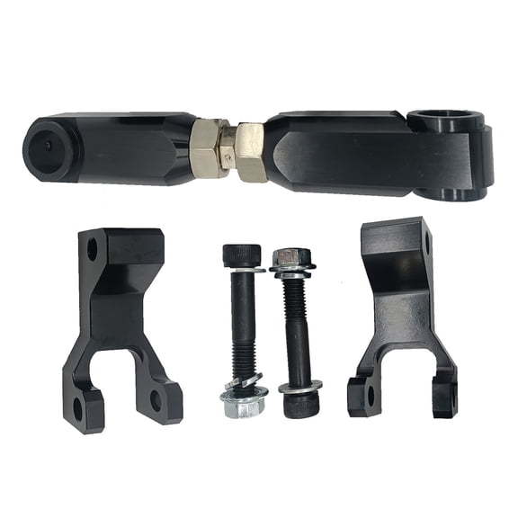 XINIU Front & Rear Billet Lowering Kit Fit for Yamaha Raptor 700 700R ATV Link Drop 4" Front & 3.5" Rear (BLACK)