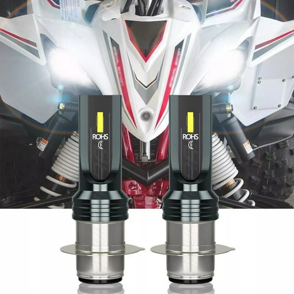 For Yamaha YFZ450 YFZ 450 YFZ450R 2004-2019 2020 2021 LED Headlight Bulbs 6000K White 2x