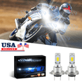 thumbnail image 1 of For Yamaha YZF-R6 2003-2015 YZF-R1 2007-2014 LED Headlight H7 Bulbs 6000K White, 1 of 5