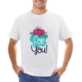 thumbnail image 1 of For You Men’s Graphic T-shirt Vintage Short Sleeve Sport Tee White-For You 3XL, 1 of 5