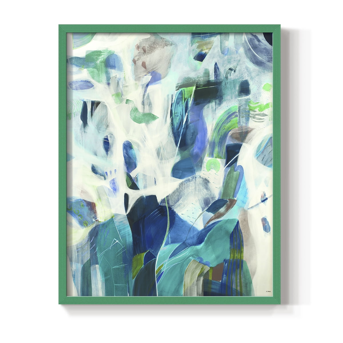 For You in Green Solid Wood 8 x 10 Framed Print