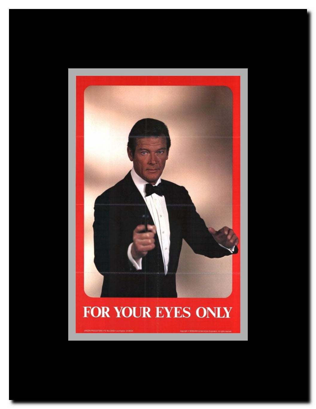 For Your Eyes Only Framed Movie Poster