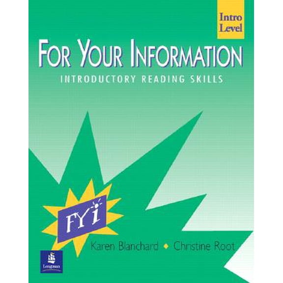 Pre-Owned For Your Information, Intro Level Book, 9780130325198, 0130325198, Paperback, First Edition edition
