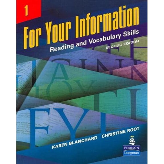 Pre-Owned For Your Information: Reading and Vocabulary Skills, DVD (Levels 1 and 2) Paperback