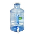 thumbnail image 1 of For Your Water 5 Gallon Big Mouth with Valve Faucet BPA FREE FDA Approved Plastic Reusable Water Bottle Container Jug (Made in USA) 120MM Screw Cap 10.75"Diam. X 19.5"H - Blue, 1 of 1