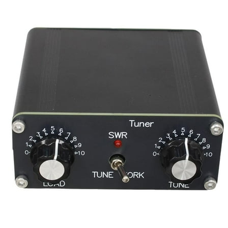 For Z-Match Manual Antenna Tuner 3-28 MHz For HAM Radio,Aluminum Alloy Antenna Tuner MHz with Equipment For Radio 3-28