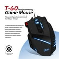thumbnail image 1 of For ZELOTES T-60 7200 DPI 7 Button USB LED Color Cable Gaming Mouse And Mice, 1 of 4