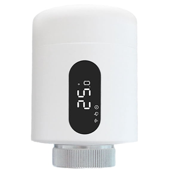 For ZIGBEE for Smart Temperature Control Valve For Tuya & Smart App, Mode Thermostat With Internal/Floor Sensor, Auto , ABS, 0.5C Accuracy