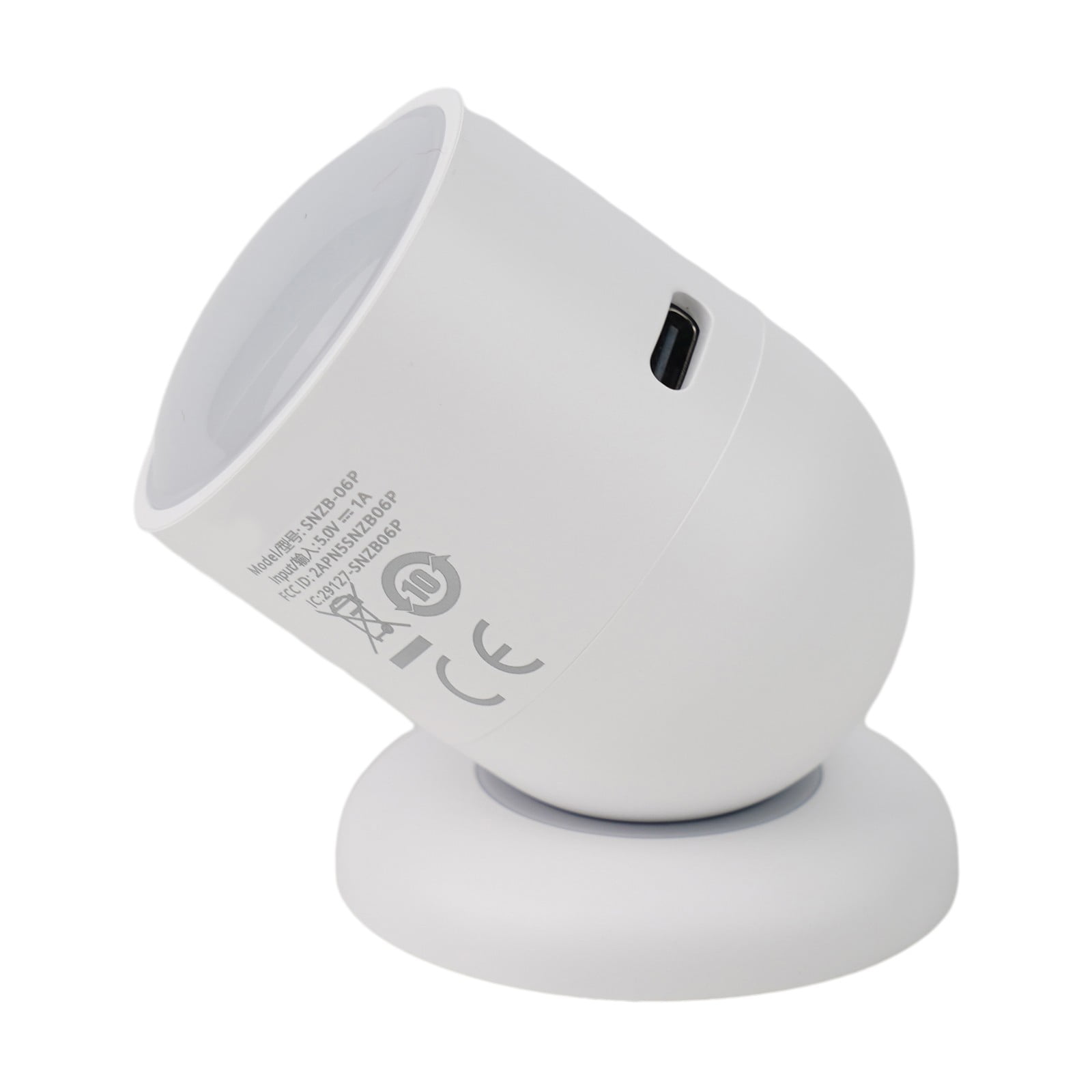 For Zigbee Sensor Snzb-06P Humansensor 44.2×44.2X59 Mm Motion Sensor Presence Sensor Rardar Detector -10℃~60℃ Durable Smile Home