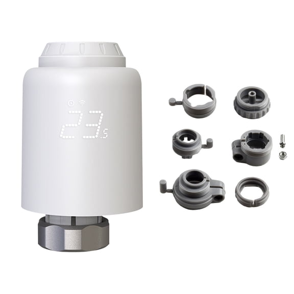 For Zigbee Smart Trv Controller Temperature Controlvalve Home Heating Thermostat