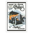 thumbnail image 1 of For 'a Box (Voor 'n Doos) Philips Cigarettes - Spyker 6 Cylinder Sports Car - Vintage Advertising Poster c.1920s - Fine Art Matte Paper Print (Unframed) 30x44in, 1 of 4