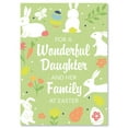 thumbnail image 1 of For a Wonderful Daughter Religious Easter Greeting Card - Single Card, Envelope Included, Sentiment, Scripture, by Current, 1 of 7