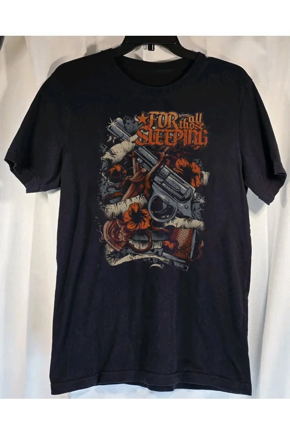 For all Those Sleeping Band Black Full Size S To 5XL T-Shirt