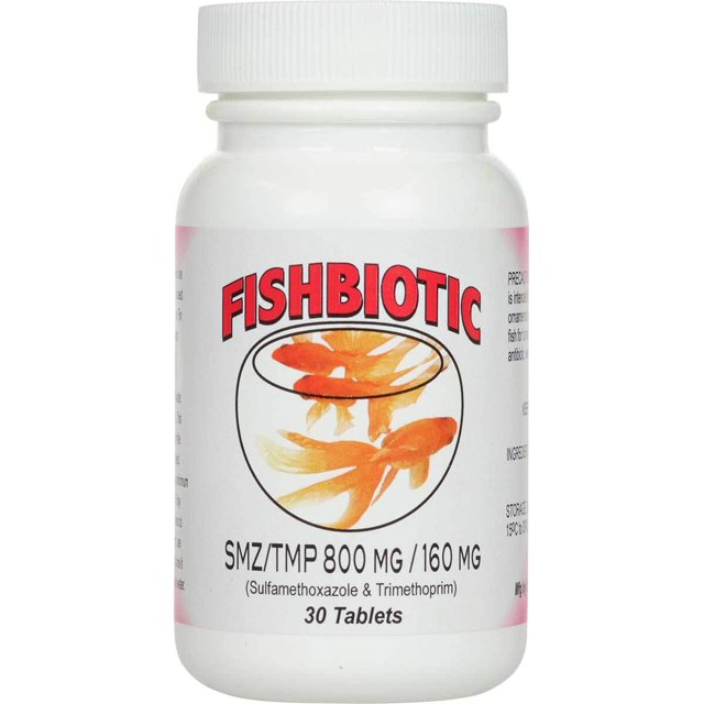 For aquarium use Fish Antibiotic 30ct bottle