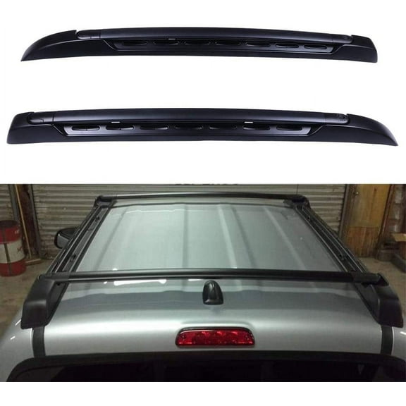 For <b>2005-2019 Toyota Tacoma Double</b> Cab Top Roof Rack Cross Side Rails Bars Set