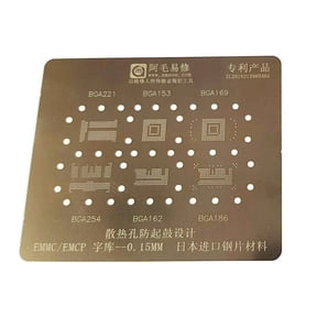 For eMMC UFS EMCP BGA221 BGA15 BGA169 BGA254 BGA162 BGA186 -Reballing Stencil