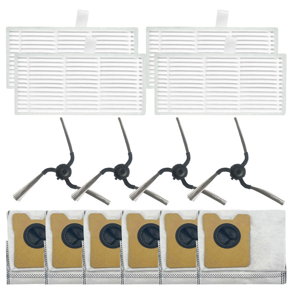 For eufy Robot Vacuum C10 Robot Vacuum Accessories Side Brush Filter Bag