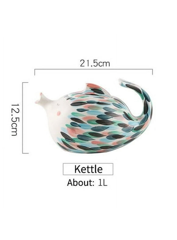 For fish shape Ceramics Kettle tea pot free shipping office coffee kettle Valentine‘s Day Christmas Birthday Gift