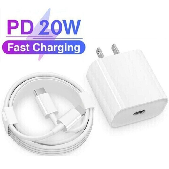 For i-P-h-o-n-e Charger Fast USB Cable & Wall Cube for i-P-h-o-n-e 14 13 12 11 Pro Max