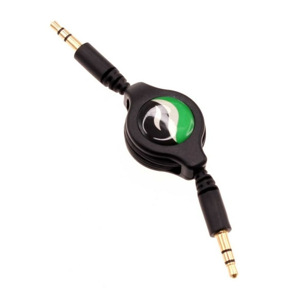 For iPad 10.2" (7th/8th/9th Gen) - Aux Cable Retractable 3.5mm Adapter Car Stereo Aux-in Audio Cord