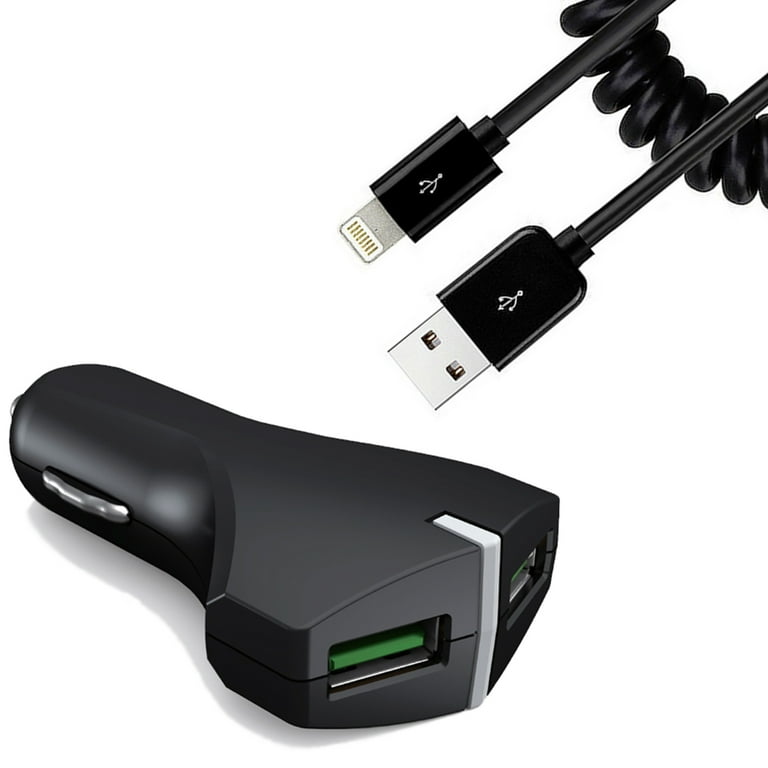 For iPad (7th/8th/9th Gen) Car Charger 36W Fast 2-Port USB