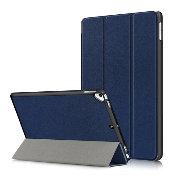 For iPad 10.2 (7th Gen, 2019) / iPad 7 (2020) Case, SuperGuardZ Smart Folio Cover Armor w/ Sleep&Wake Function [Blue]