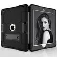 thumbnail image 1 of Heavy Duty Case for iPad 2nd 3rd 4th Generation 9.7 inch Rugged Cover with Kickstand, 3 Layer Protection, 1 of 7