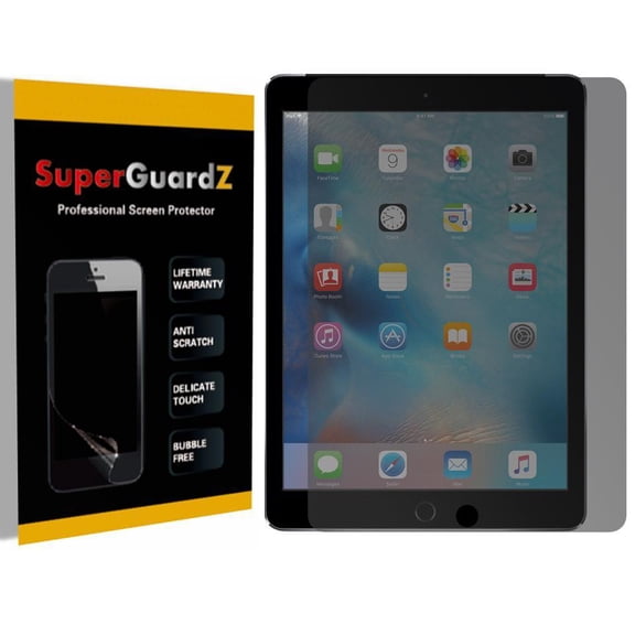 For iPad 4 / iPad 3 / iPad 2  - SuperGuardZ Privacy Anti-Spy Screen Protector [Anti-Scratch, Anti-Bubble] + LED Stylus Pen