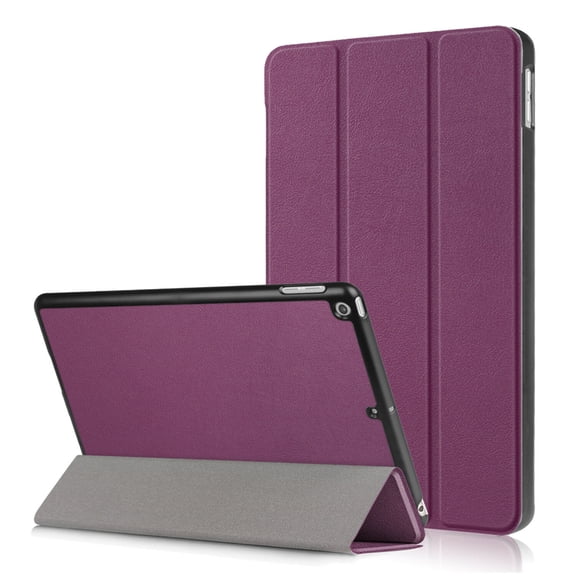 For iPad 9.7 (6th Gen, 2018) / iPad 9.7 (5th Gen, 2017) Case, SuperGuardZ Smart Folio Cover Armor w/ Sleep&Wake Function [Purple]