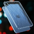 thumbnail image 1 of For iPad 9th/ 8th/ 7th Generation 10.2" (2021/2020/2019),Decase iPad 9/8/7 Clear Case,Fashionable Ripple Design Soft TPU Anti-Yellow Shockproof Slim Transparent Cover 10.2 inch iPad Case,Blue, 1 of 6