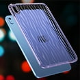 thumbnail image 1 of For iPad 9th/ 8th/ 7th Generation 10.2" (2021/2020/2019),Decase iPad 9/8/7 Clear Case,Fashionable Ripple Design Soft TPU Anti-Yellow Shockproof Slim Transparent Cover 10.2 inch iPad Case,Light Purple, 1 of 6