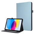 thumbnail image 1 of For iPad (A16) 11th / 10th Generation 11 inch Leather Folio Case Flip Stand Cover with Hand Strap, 1 of 8