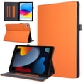 thumbnail image 1 of For iPad (A16) 11th / 10th Generation 11 inch Leather Folio Case Flip Stand Cover with Hand Strap, 1 of 8