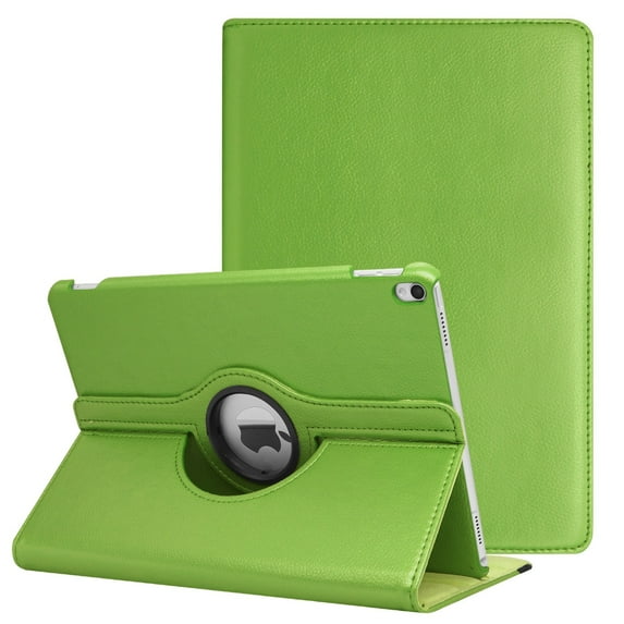 For iPad Air 2 Case 9.7" 360 Degree Rotating Stand Protective Hard-Cover Folding Case with Auto Wake/Sleep Feature