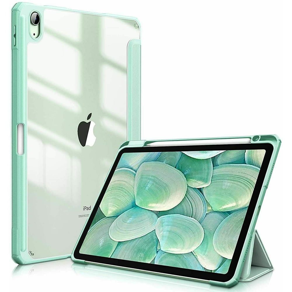  LovRug iPad Air 5th Generation Case 2022/iPad Air Case 4th  Generation 2020 10.9 Inch with Pencil Holder, Auto Sleep/Wake, Soft TPU  Smart Back Protective Cover Case (Matcha Green) : Electronics