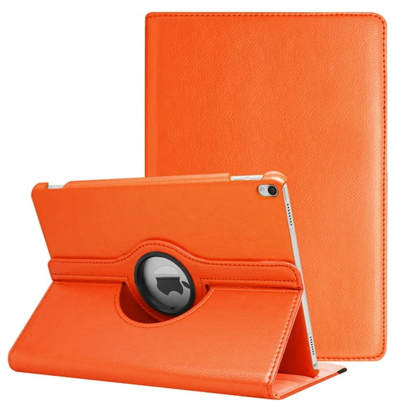 For iPad Air Case 2013 / 6th Generation Cases 2018/2017 (6th,5th) 360 Degree Rotating Stand Protective Hard-Cover Folding Case with Auto Wake/Sleep Feature