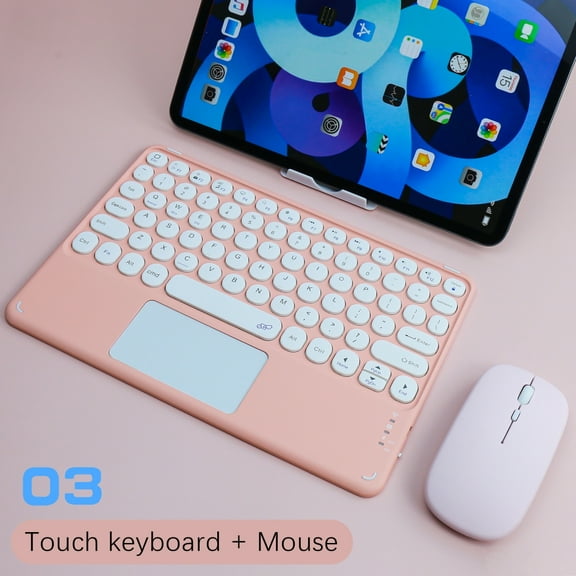 For iPad Keyboard Wireless Mouse For iPad Pro 11 2020 2021 Pro 12.9 Air 4 10.2 iPad th Generation Air 2 Pro 9.7 iPad 2 Teclado